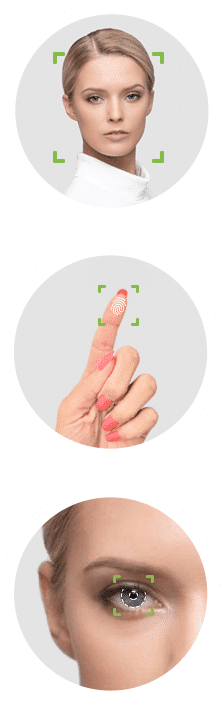 Biometric time attendance system with 3 different modalities – face, finger and iris