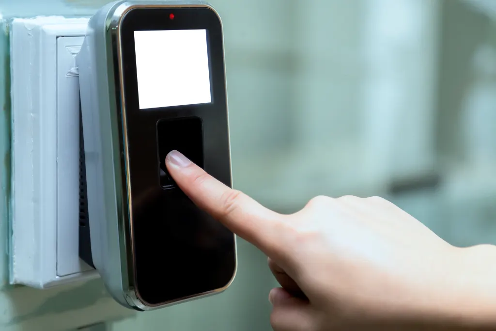 Fingerprint clock